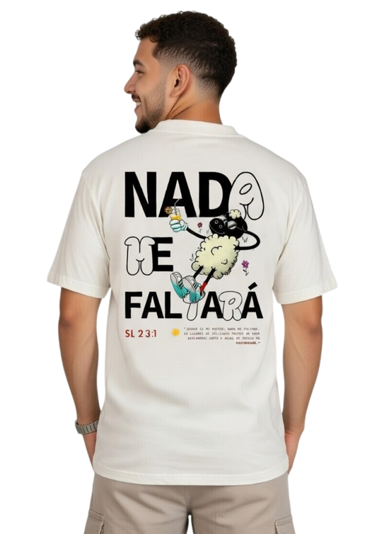 CAMISA OVERSIZED SALMOS 23 - OFF-WHITE