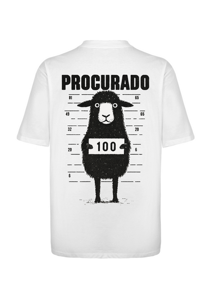 CAMISA OVERSIZED OVELHA PERDIDA - BRANCA