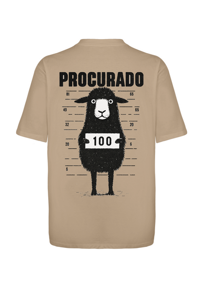 CAMISA OVERSIZED OVELHA PERDIDA - BEGE