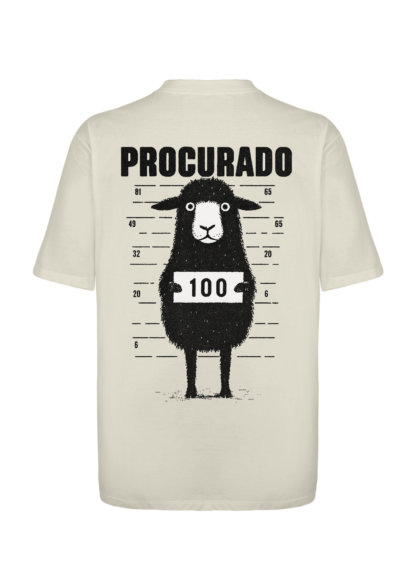 CAMISA OVERSIZED OVELHA PERDIDA - OFF-WHITE