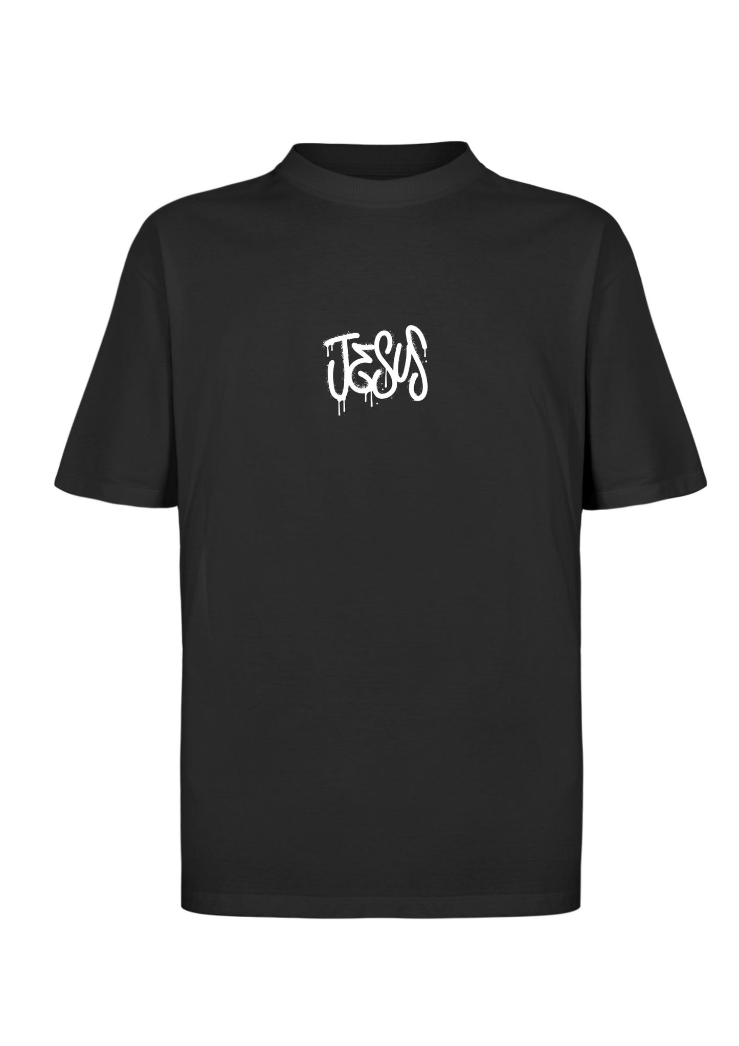 CAMISA OVERSIZED SIMPLE LIKE JESUS - PRETO