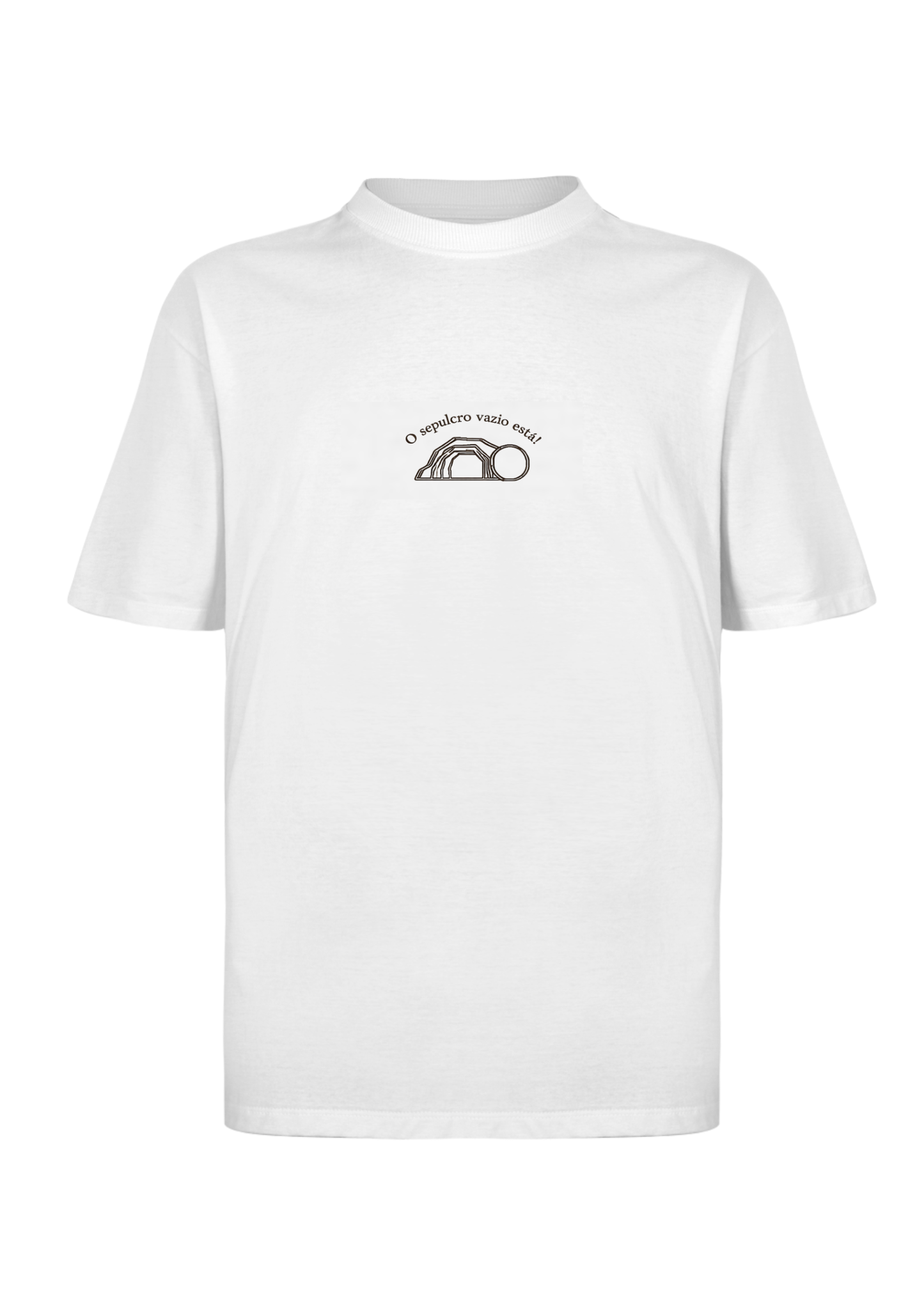 CAMISA OVERSIZED JESUS VIVE - BRANCA
