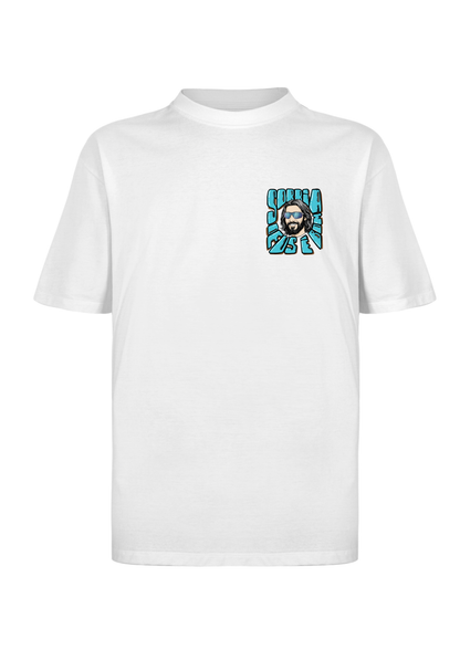 CAMISA OVERSIZED DEUS É BOM - BRANCO
