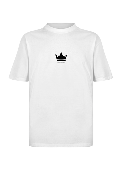 CAMISA OVERSIZED JESUS IS KING - BRANCO