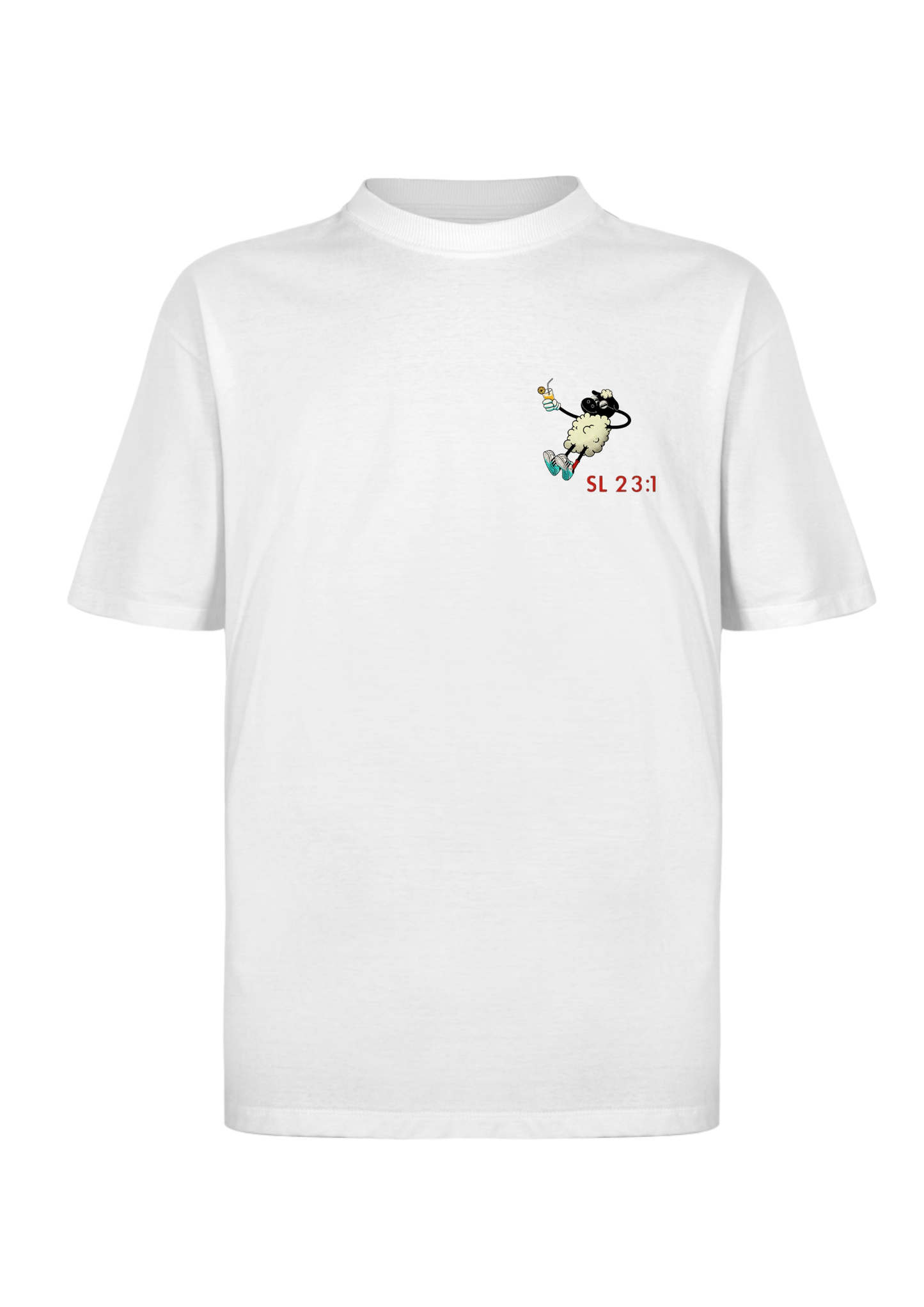 CAMISA OVERSIZED SALMOS 23 - BRANCA