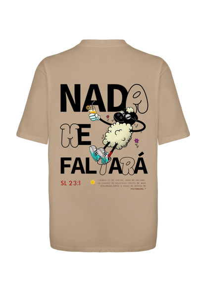 CAMISA OVERSIZED SALMOS 23 - MARROM