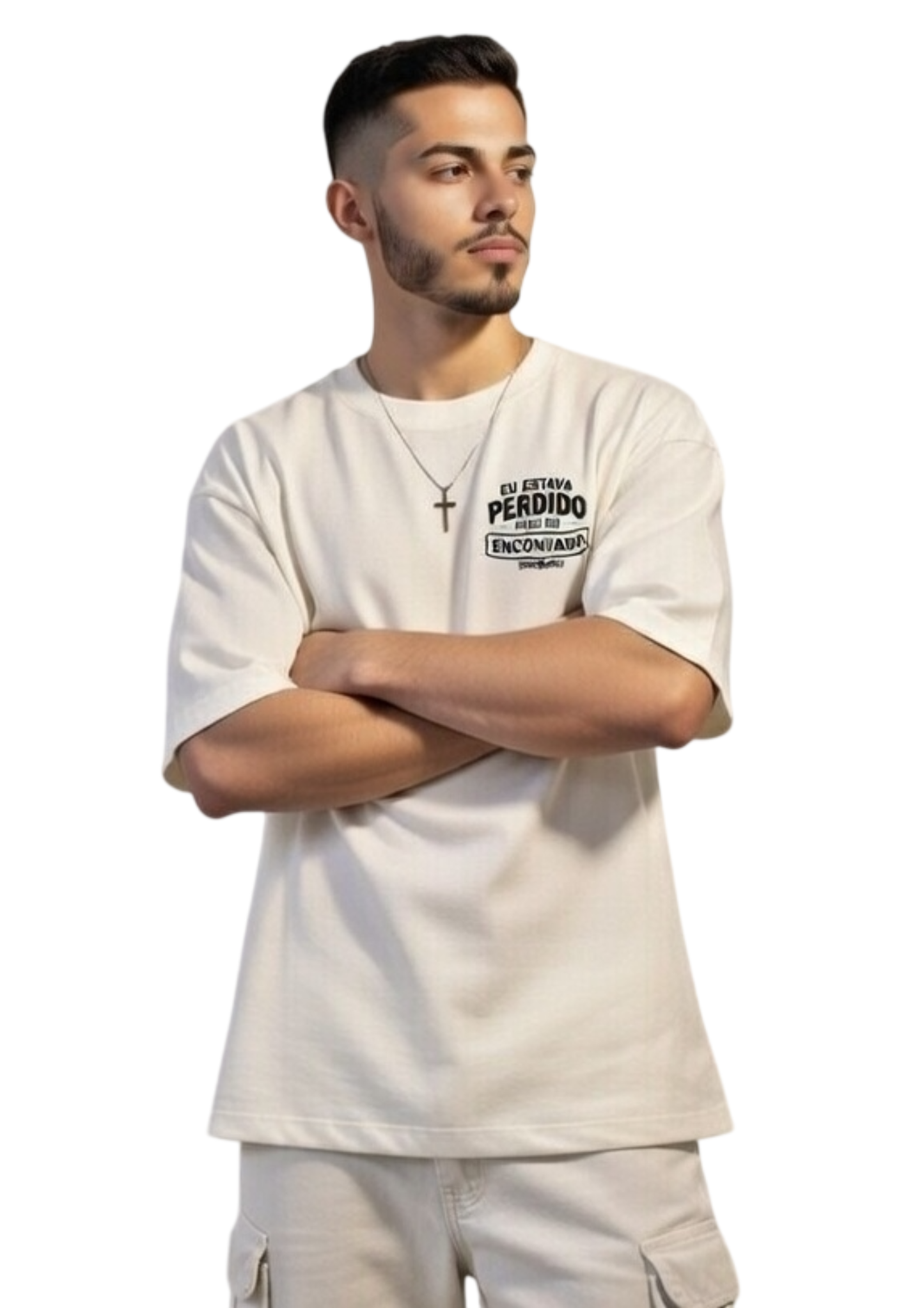 CAMISA OVERSIZED OVELHA PERDIDA - OFF-WHITE