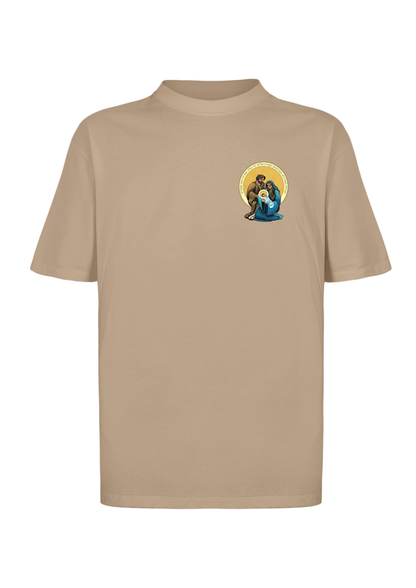 CAMISA OVERSIZED SAGRADA FAMÍLIA - MARROM