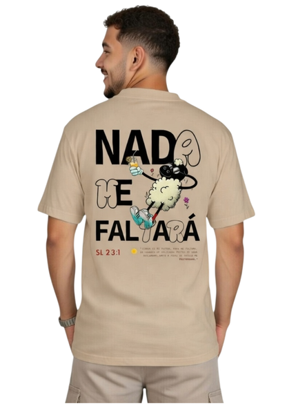 CAMISA OVERSIZED SALMOS 23 - MARROM