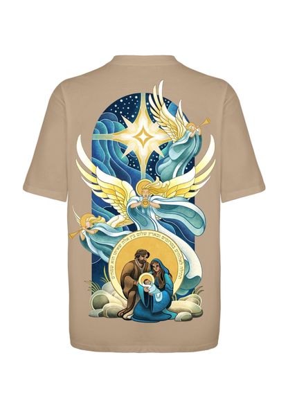 CAMISA OVERSIZED SAGRADA FAMÍLIA - MARROM