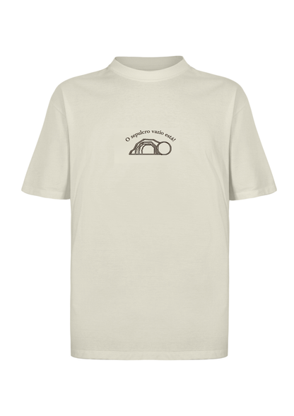 CAMISA OVERSIZED JESUS VIVE - OFF-WHITE