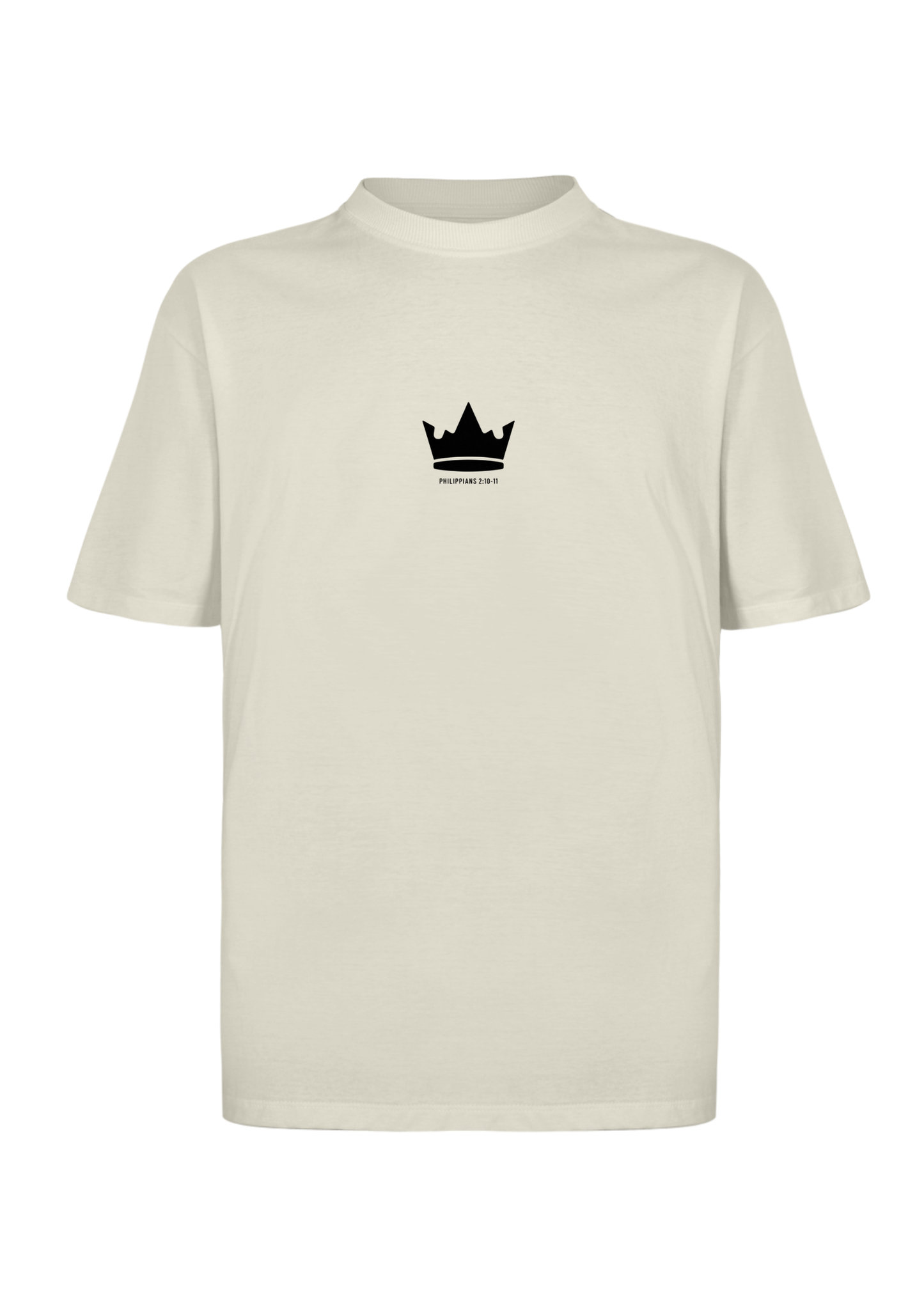 CAMISA OVERSIZED JESUS IS KING - OFF-WHITE