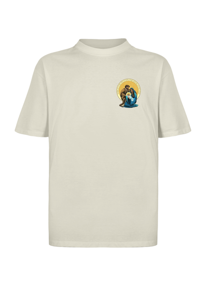 CAMISA OVERSIZED SAGRADA FAMÍLIA - OFF-WHITE
