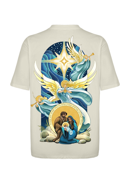 CAMISA OVERSIZED SAGRADA FAMÍLIA - OFF-WHITE