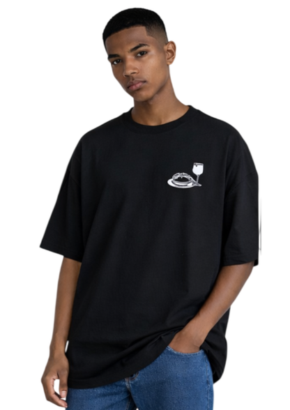 CAMISA OVERSIZED SANTA CEIA NEW EDITION - PRETO