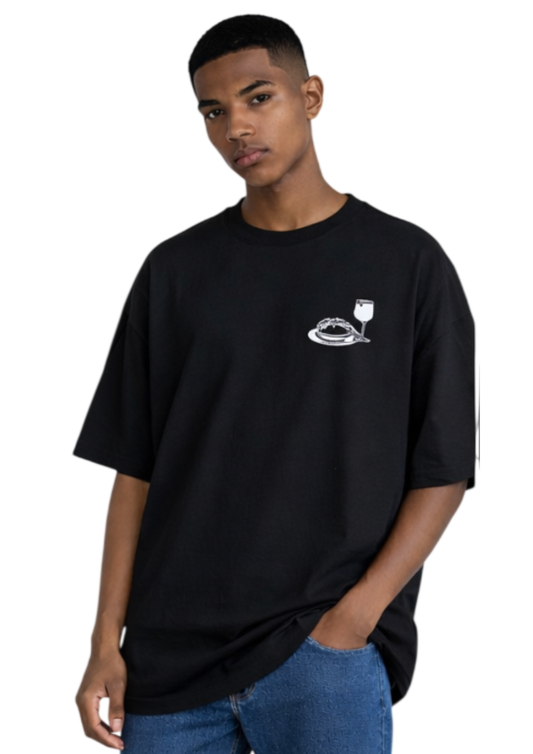 CAMISA OVERSIZED SANTA CEIA NEW EDITION - PRETO