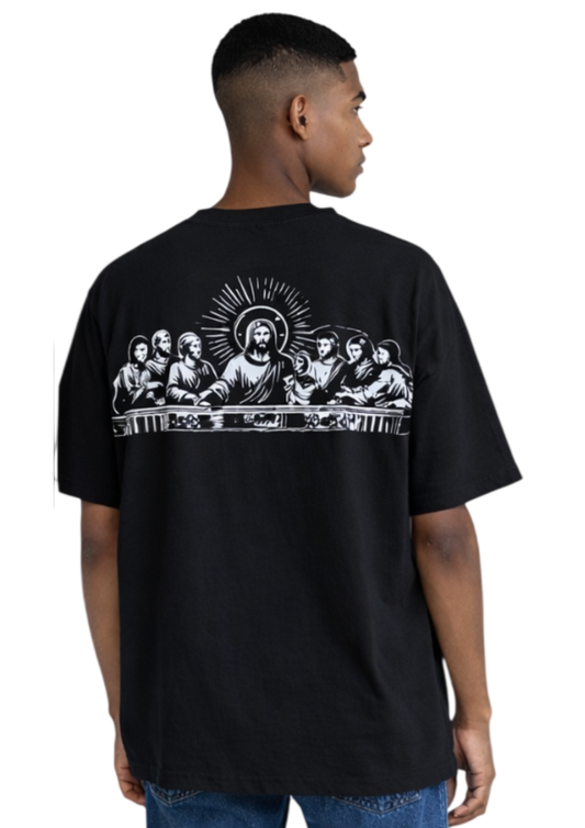 CAMISA OVERSIZED SANTA CEIA NEW EDITION - PRETO