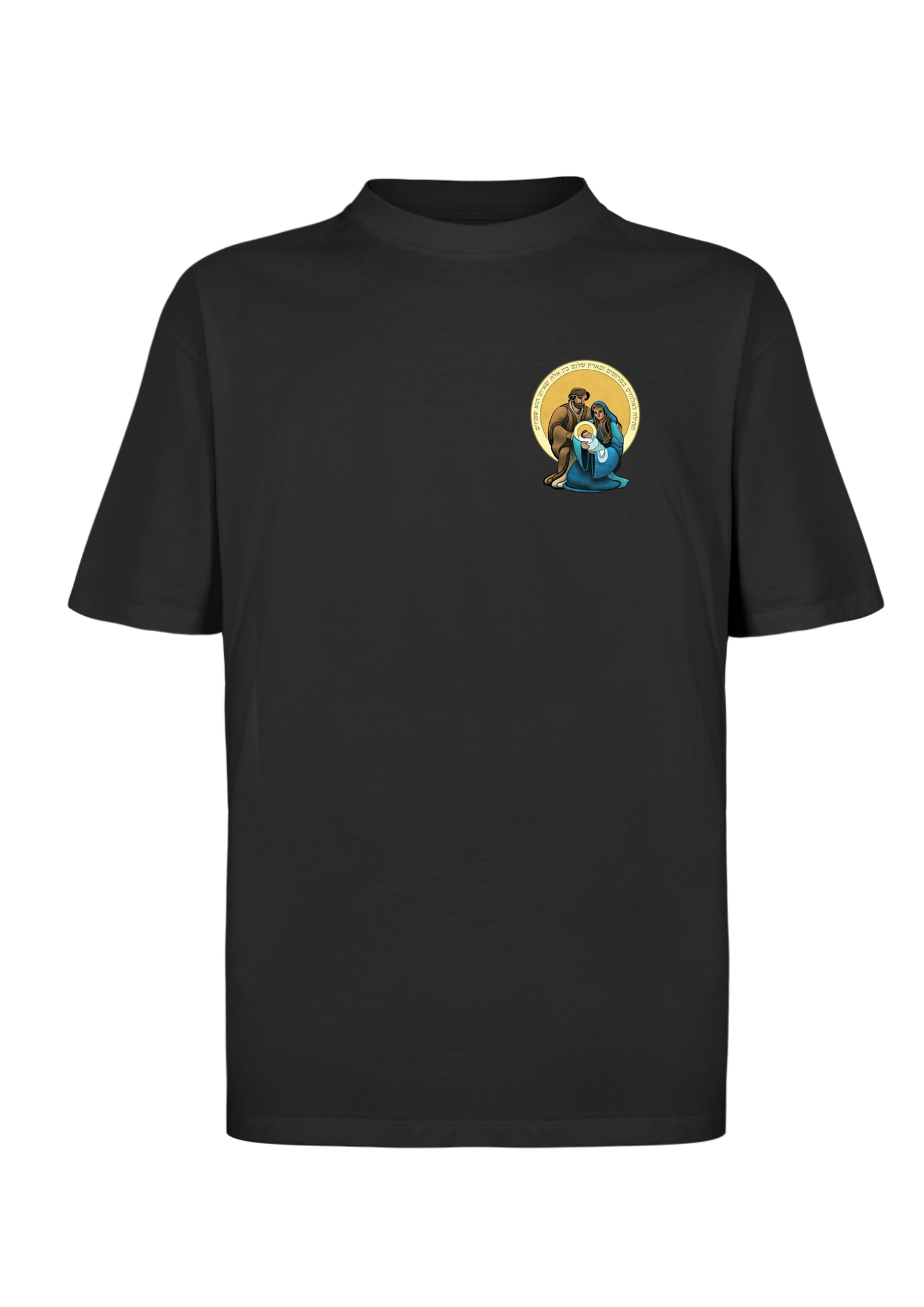 CAMISA OVERSIZED SAGRADA FAMÍLIA -  PRETO