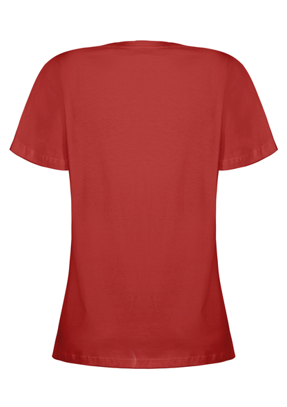 CAMISA BABY LOOK FILHA DO REI NEW EDITION - VERMELHO
