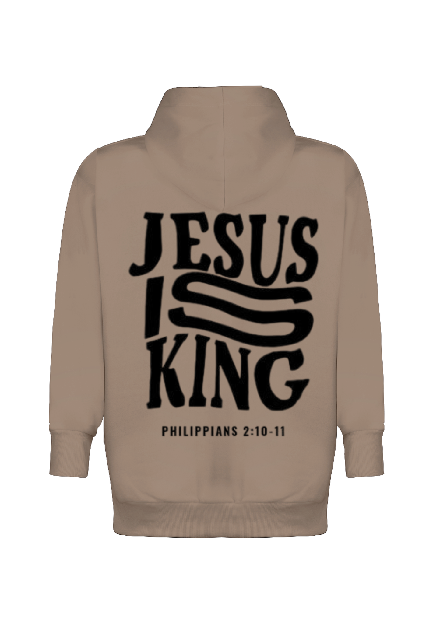 MOLETOM JESUS IS KING - BEGE