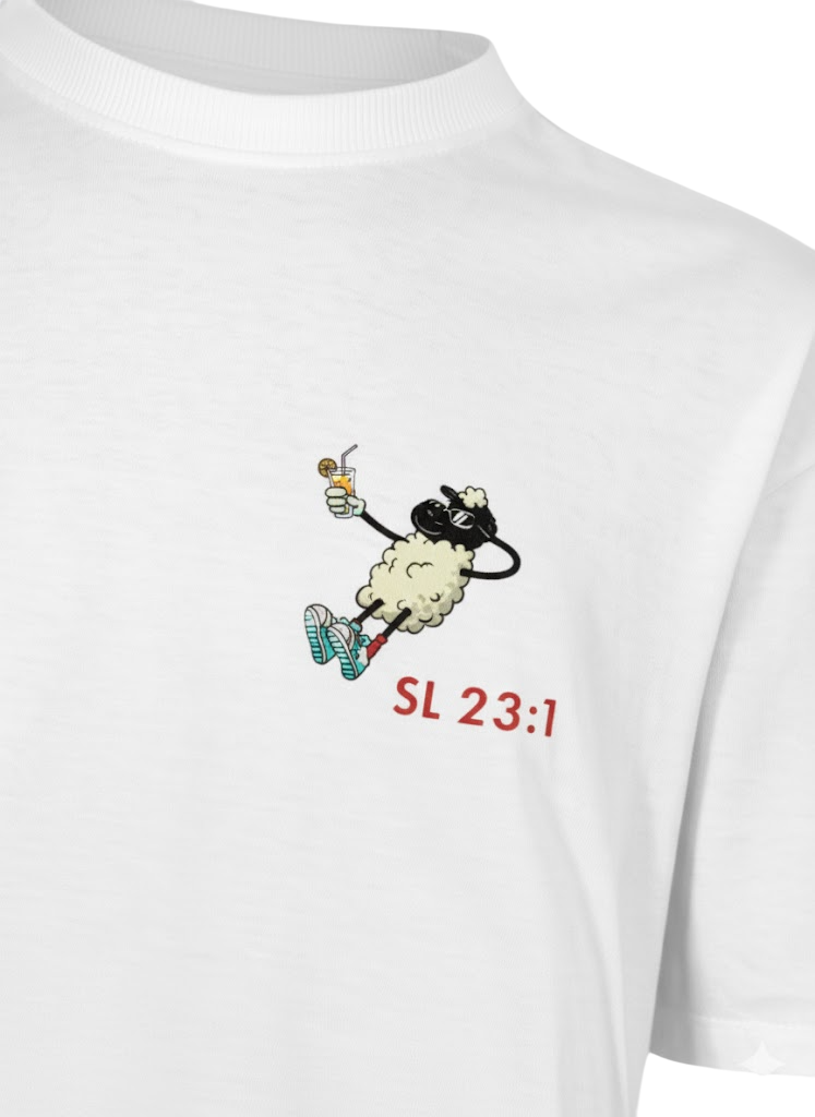 CAMISA OVERSIZED SALMOS 23 - BRANCA