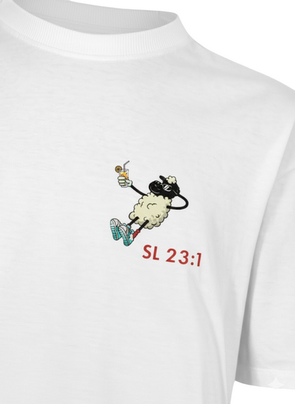CAMISA OVERSIZED SALMOS 23 - BRANCA